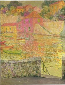 Port Saint Jean At Cap Ferrat — Henri Le Sidaner
