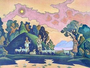 Krishna-lel — Nicholas Roerich