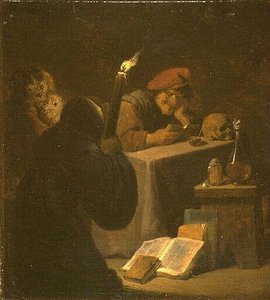 L'évocation Ou La Lecture Diabolique — David Teniers Ii Le Jeune