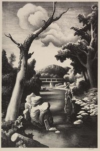 Shallow Creek — Thomas Hart Benton