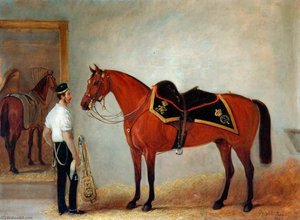 Lieutenant Colonel Arthur Bentinck, The 7th (princess Royal's) Dragoon Guards — John Ferneley, Snr