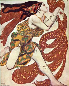 Costume Design For A Bacchante In 'narcisse' By Tcherepnin — Léon Bakst
