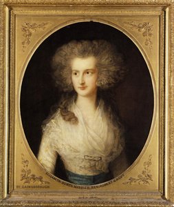 Retrato De Elizabeth Bowes — Thomas Gainsborough