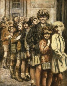 Picture House Queue (shankill Road, Belfast) — William Conor