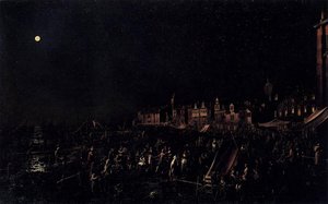 The Vigil Of Santa Marta — Canaletto