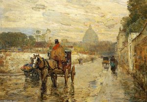 The Val De Grace, Spring Morning — Frederick Childe Hassam