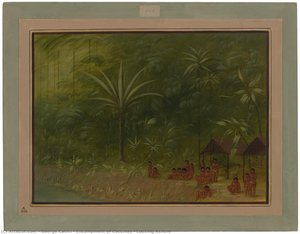 Encampment Of Cocomas - Looking Ashore — George Catlin