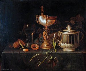 Porringer and Nautilus Cup