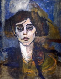 Portrait Of Maude Abrantes — Amedeo Modigliani, Expressionist Portraiture