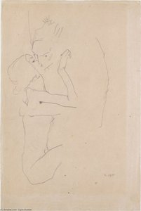 Der Kuss — Egon Schiele, Expressionism