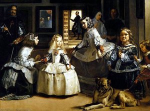 Las Meninas (detail) — Diego Velázquez, Baroque