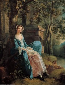 Portrait Of A Woman (possibly Of The Lloyd Family) — Thomas Gainsborough, Rococo