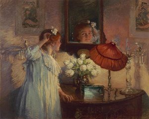 The Mirror — Albert Chevallier Tayler