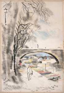Canal Scene, (1950) — Emilio Grau Sala