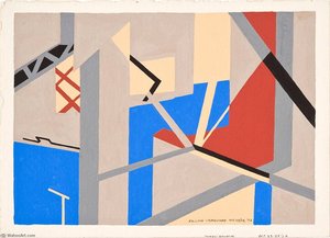 Harbor Scene — Ralston Crawford
