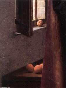 Portrait Of Giovanni Arnolfini And His Wife (detail) (27) — Jan Van Eyck