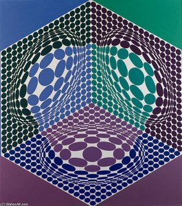 Hexa-tri-d — Victor Vasarely