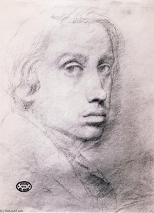 Study For The Self Portrait — Edgar Degas