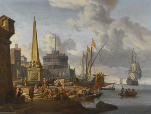 Fortified Mediterranean Port — Abraham Storck (sturckenburch)