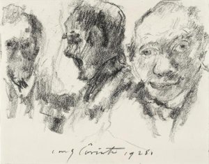 Self-portrait With Reflections — Lovis Corinth