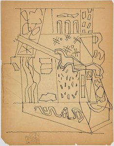 Study For ''ursine Park'' 5 — Stuart Davis