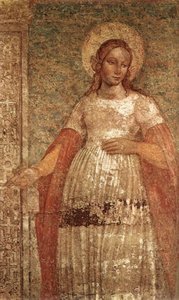 St Agnes — Ambrogio Bergognone, Renaissance