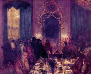 German Maskensouper — Adolph Von Menzel, German Realism