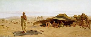 Evening Prayer In The West — Frederick Goodall