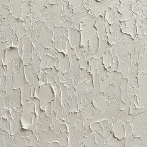 Monolithic Relief In Cream: A Spontaneous Study Of Sculptural Light And Shadow — David Moreau, Contemporary Abstraction