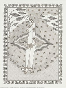 Wind (the beautiful maiden with her flowing hair)