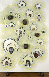 Popcorn-schalen — Chris Ofili, Pop-art
