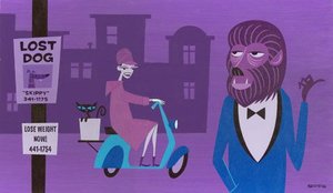 Hitchhiking — Josh Agle (shag)