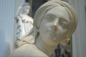 Odalisque, James Pradier (detail Of Face From The Front) — Jean Jacques Pradier, Neoclassicism