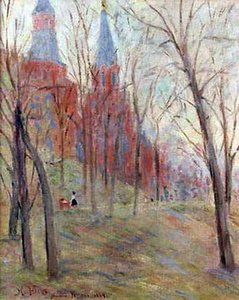 Alexander's Garden Near The Kremlin — Konstantin Yuon