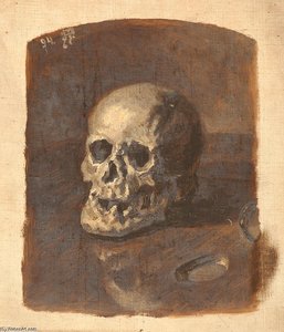 Study Of Skull — Nicholas Roerich, Realism Study