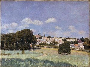 View Of Saint-cloud, Sunshine — Alfred Sisley
