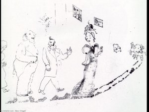 Die Prozession — Marc Chagall