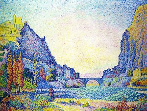 Sisteron — Paul Signac, Post-impressionist Landscape