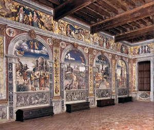 View of the Sala dello Zodiaco