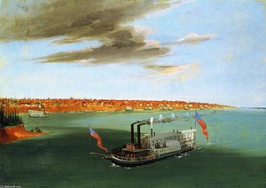 Saint Louis From The River Below — George Catlin