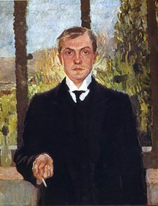 Self-portrait In Florence — Max Beckmann, Expressionism