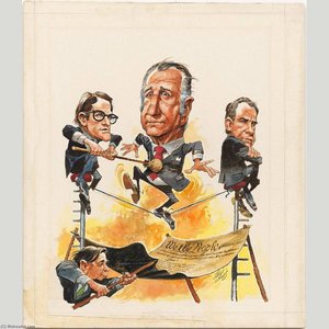 Agnew On Tightrope — Jack Davis