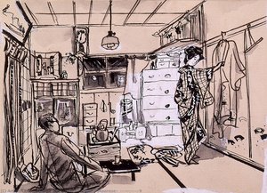 Title Name(Japanese）: 永井荷風著『?東綺譚』挿絵9