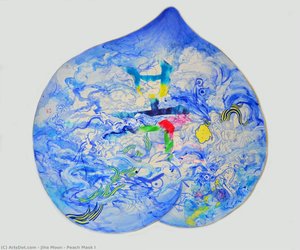 Peach Mask I — Jiha Moon