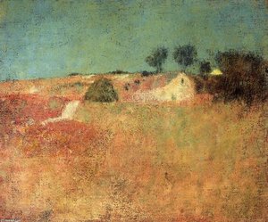 Green Sky Landscape — Charles Webster Hawthorne, Impressionism