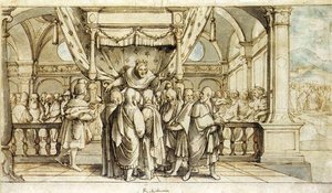 Die Arroganz Von Rehoboam — Hans Holbein Der Jüngere