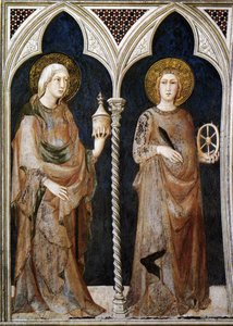 St Mary Magdalen And St Catherine Of Alexandria — Simone Martini