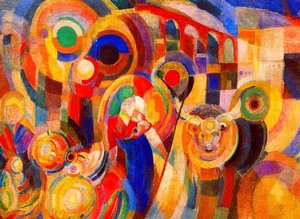 Market At Minho — Sonia Delaunay (sarah Ilinitchna Stern), Orphism