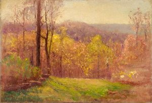 A Song Of Spring — Theodore Clement Steele, Impressionism