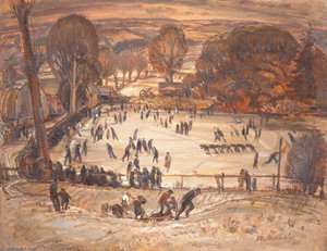 Winter Landscape, West Cults, Aberdeen — David Macbeth Sutherland